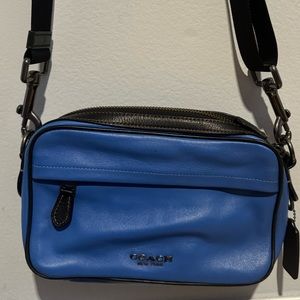 Coach Blue and Black Men's Bag